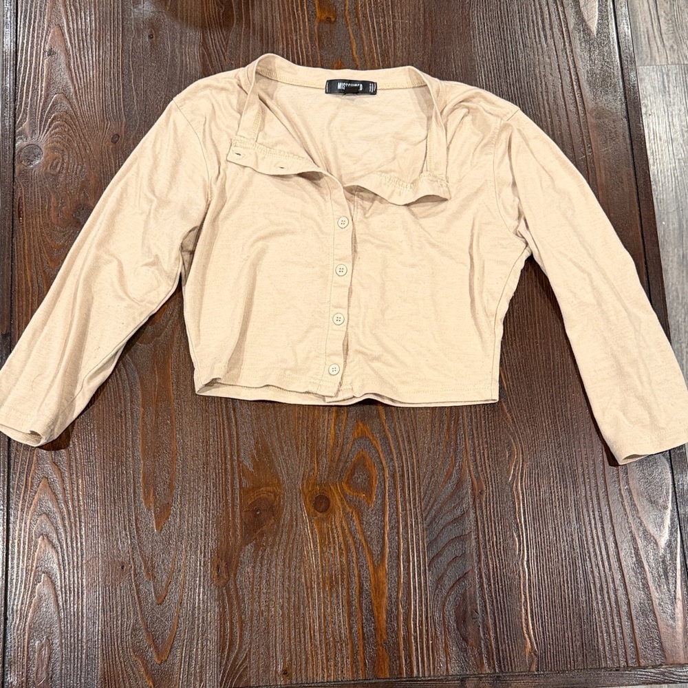 Missguided Tan Top